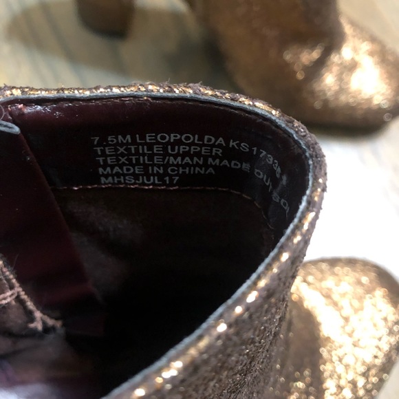 Kenzie gold booties - Picture 3 of 7